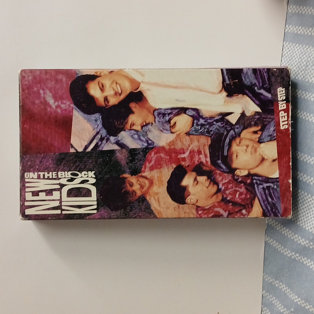 Vintage 1990 New Kids On The Block Step By Step vhs